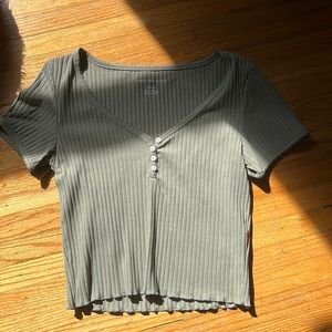 American Eagle Camo Green T-Shirt Size Small